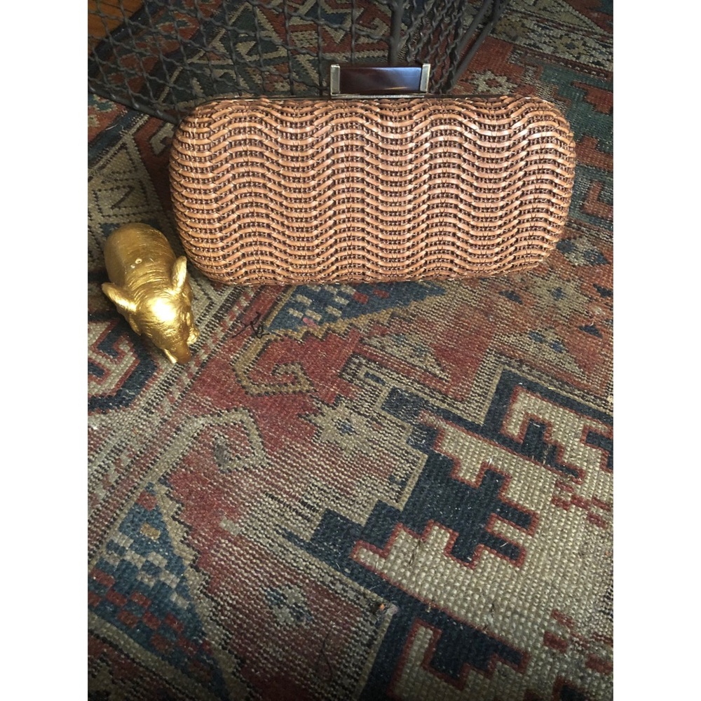 Urban Expressions-Vegan-Straw Woven-Clutch